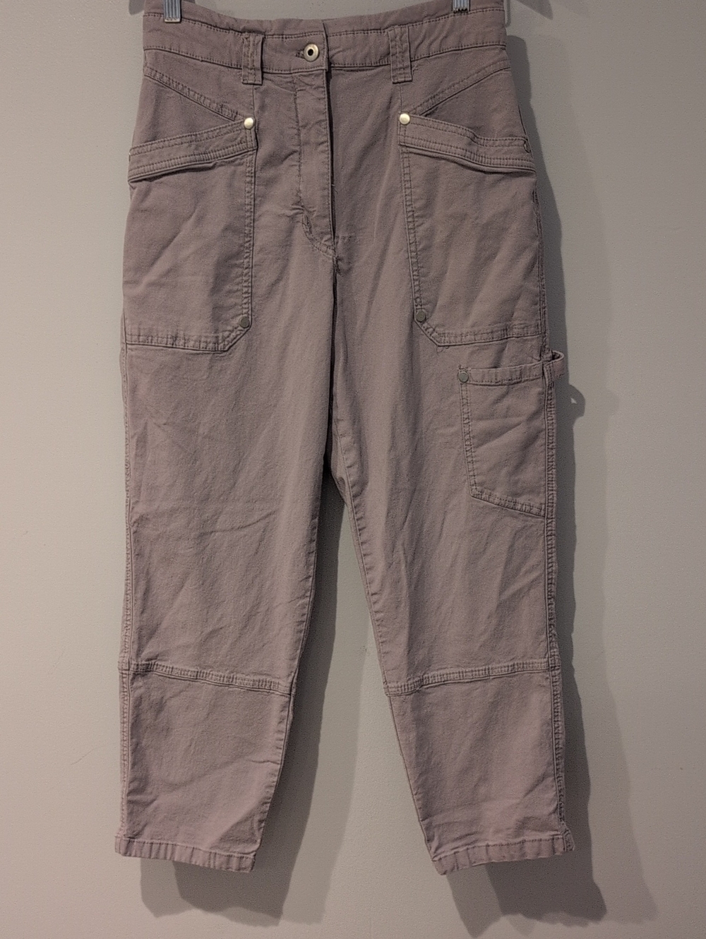 Maeve Anthropologie Turner Utility Carpenter Straight Leg Pants In Purple
